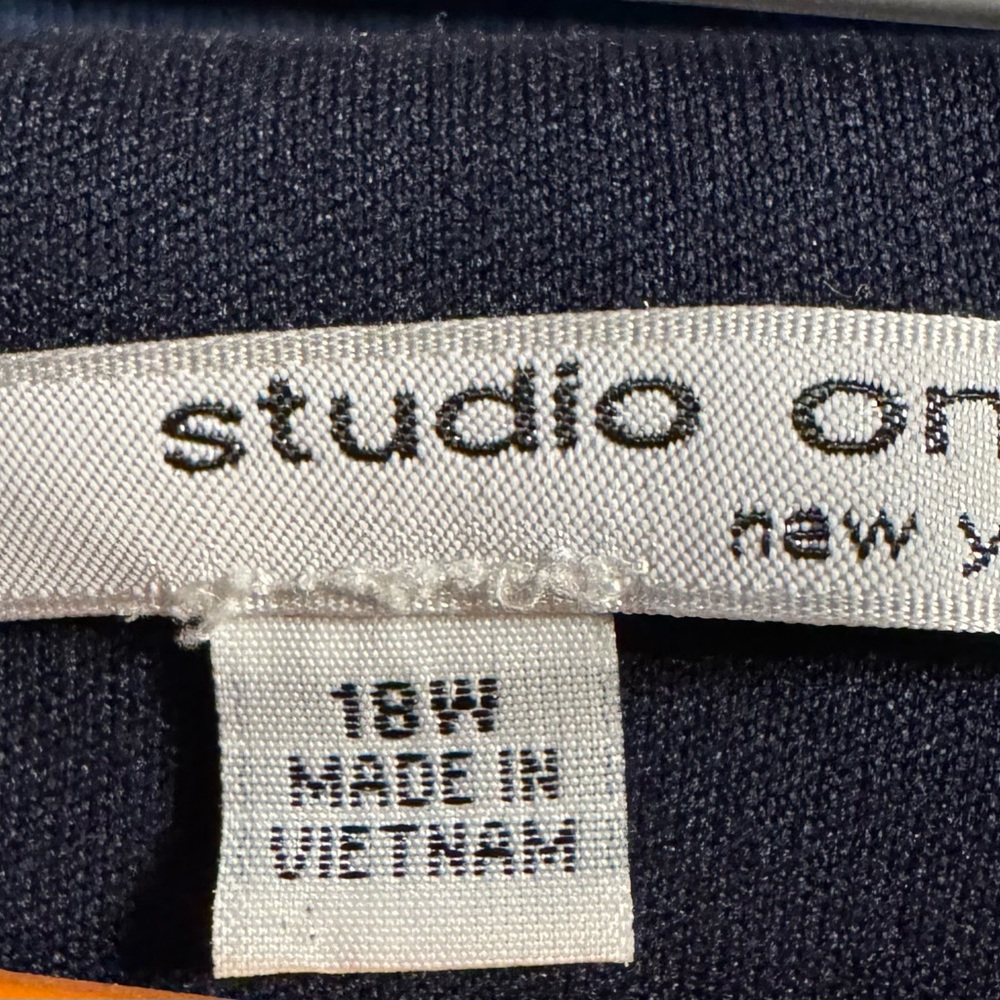 Studio One Navy & Yellow Dress